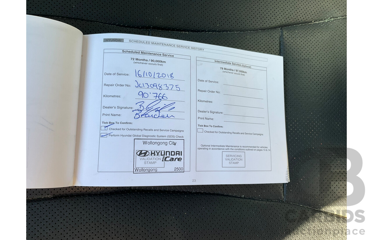 10/2012 Hyundai I30 Premium GD 5D Hatchback Silver 1.8L