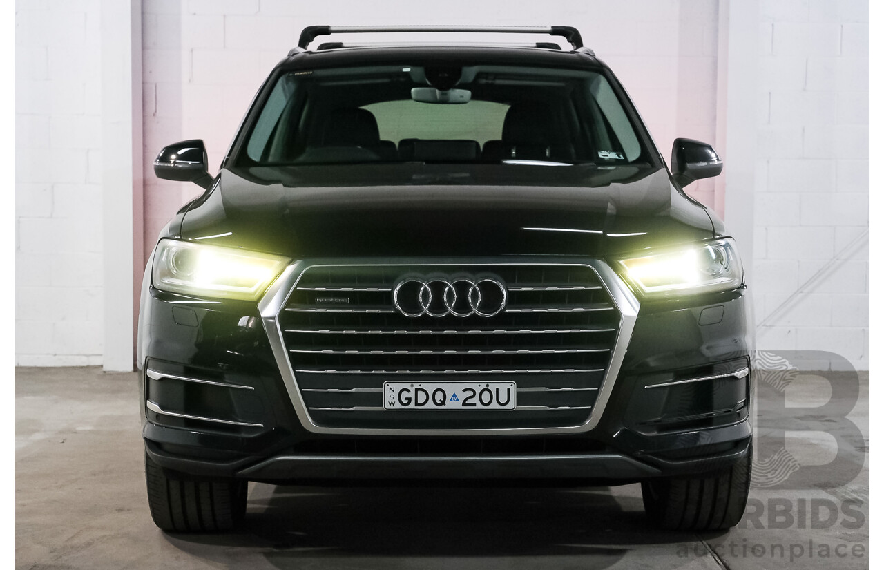 05/2016 Audi Q7 3.0 TDI Quattro 160kW (AWD) 4M MY17 4D Wagon Deep Black V6 Turbo Diesel 3.0L