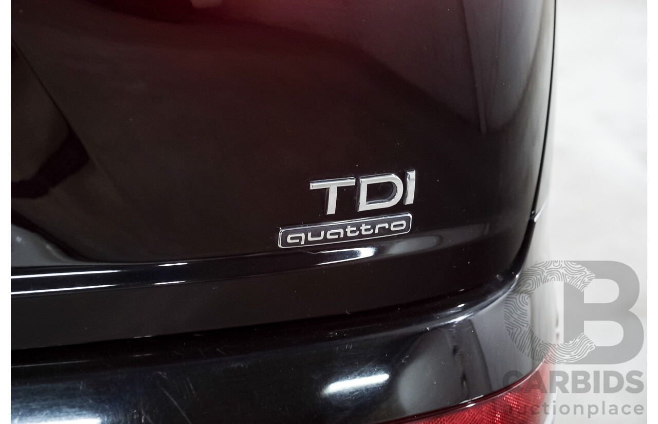 05/2016 Audi Q7 3.0 TDI Quattro 160kW (AWD) 4M MY17 4D Wagon Deep Black V6 Turbo Diesel 3.0L