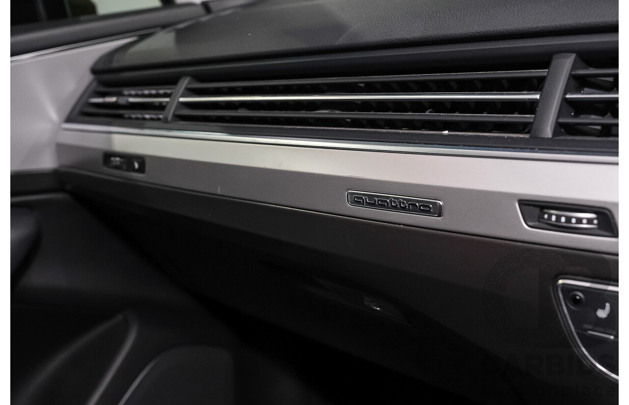 05/2016 Audi Q7 3.0 TDI Quattro 160kW (AWD) 4M MY17 4D Wagon Deep Black V6 Turbo Diesel 3.0L