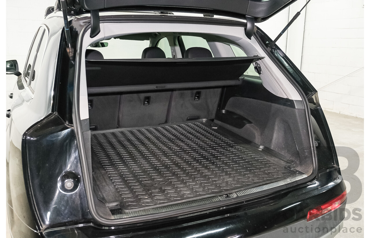 05/2016 Audi Q7 3.0 TDI Quattro 160kW (AWD) 4M MY17 4D Wagon Deep Black V6 Turbo Diesel 3.0L