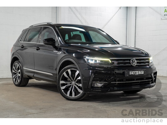 11/2017 Volkswagen Tiguan 162 TSI Highline 5NA MY18 4D Wagon Deep Black Pearlescent Turbo 2.0L