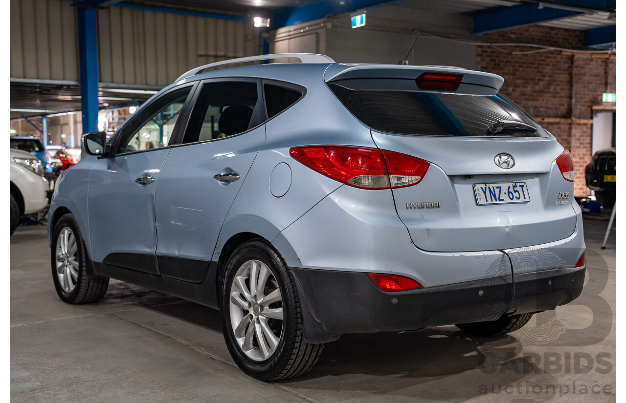 11/11 Hyundai Ix35 Highlander LM MY11 4d Wagon Blue 2.0L