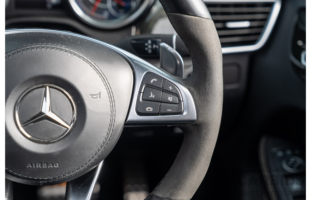 6/2018 Mercedes-Benz GLS 63 AMG 4Matic (AWD) X166 MY17 4d Wagon Selenite Grey Metallic Twin Turbo V8 5.5L - 7 Seater