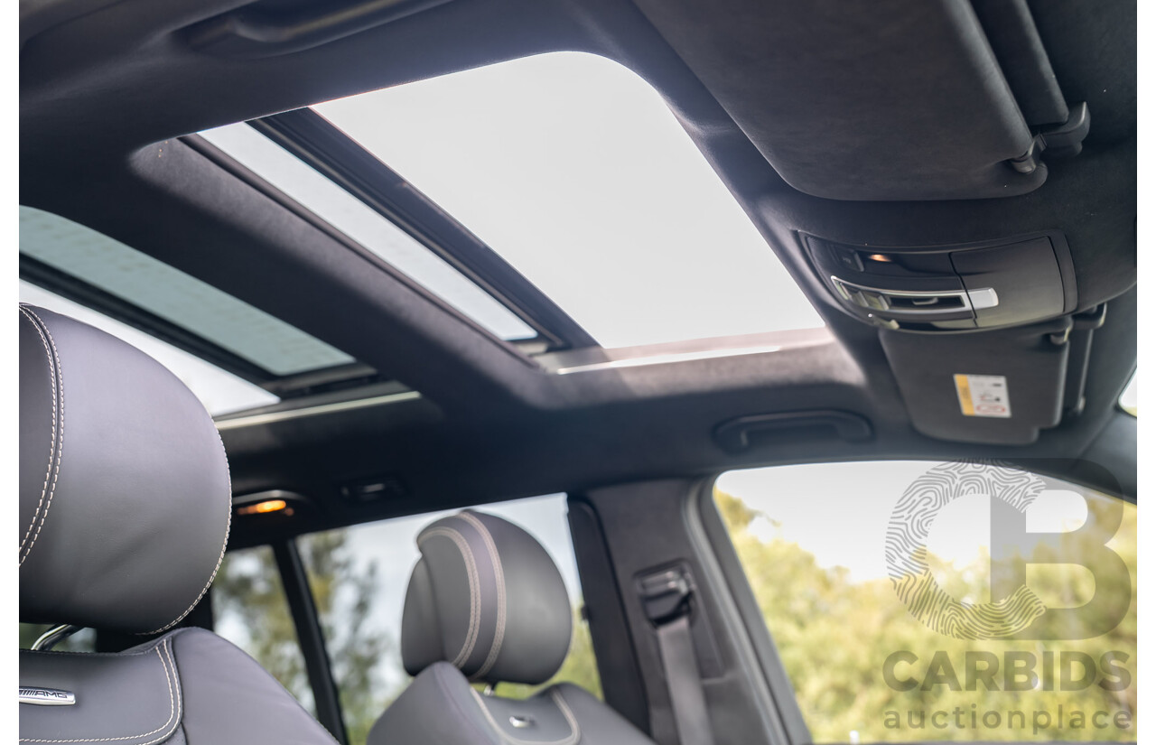 6/2018 Mercedes-Benz GLS 63 AMG 4Matic (AWD) X166 MY17 4d Wagon Selenite Grey Metallic Twin Turbo V8 5.5L - 7 Seater