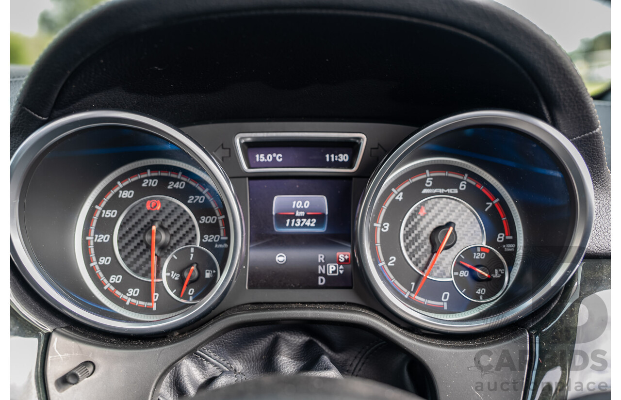 6/2018 Mercedes-Benz GLS 63 AMG 4Matic (AWD) X166 MY17 4d Wagon Selenite Grey Metallic Twin Turbo V8 5.5L - 7 Seater