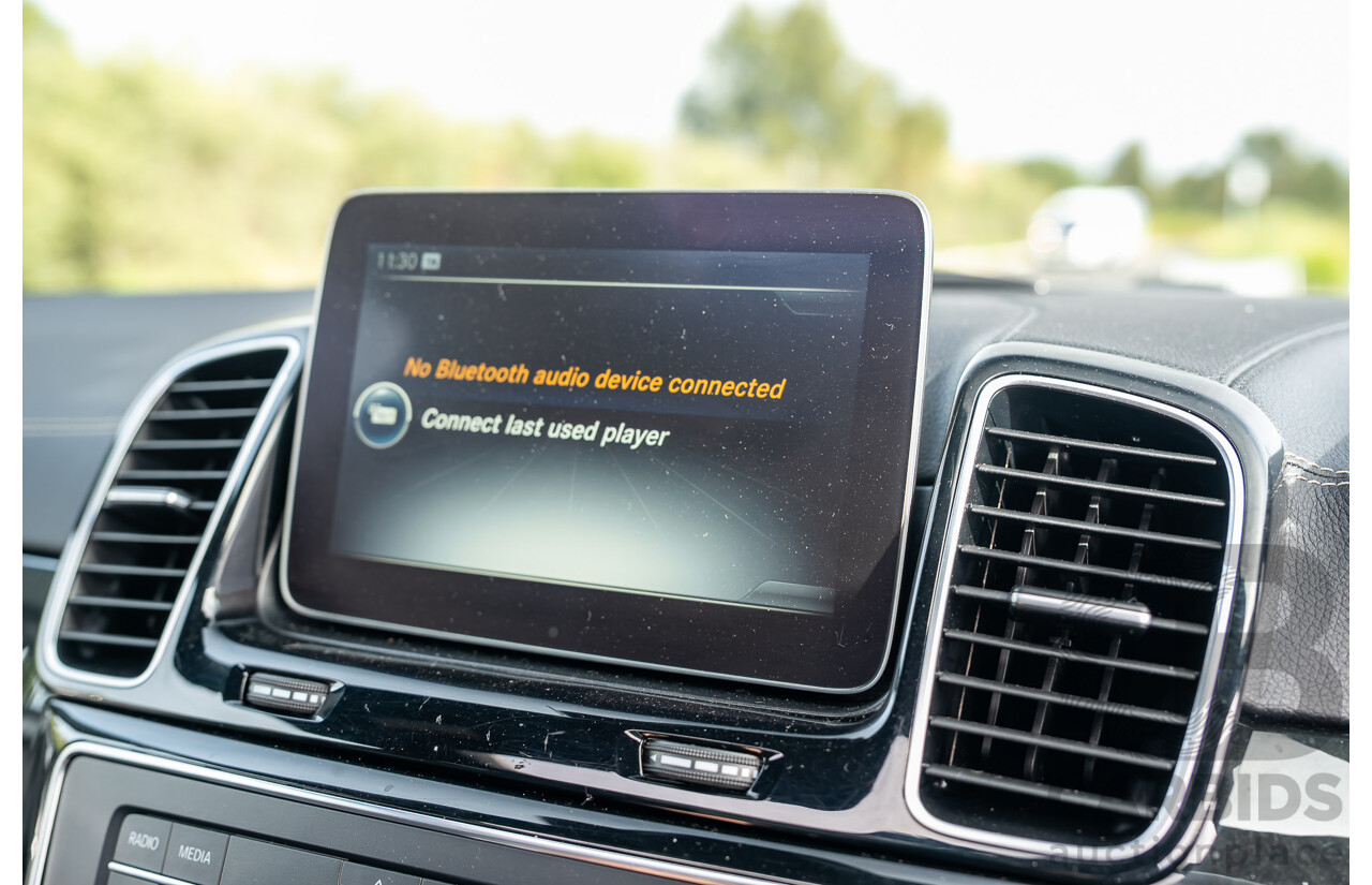 6/2018 Mercedes-Benz GLS 63 AMG 4Matic (AWD) X166 MY17 4d Wagon Selenite Grey Metallic Twin Turbo V8 5.5L - 7 Seater