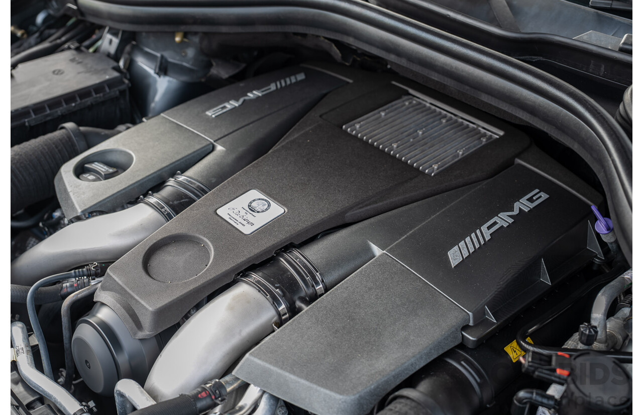 6/2018 Mercedes-Benz GLS 63 AMG 4Matic (AWD) X166 MY17 4d Wagon Selenite Grey Metallic Twin Turbo V8 5.5L - 7 Seater