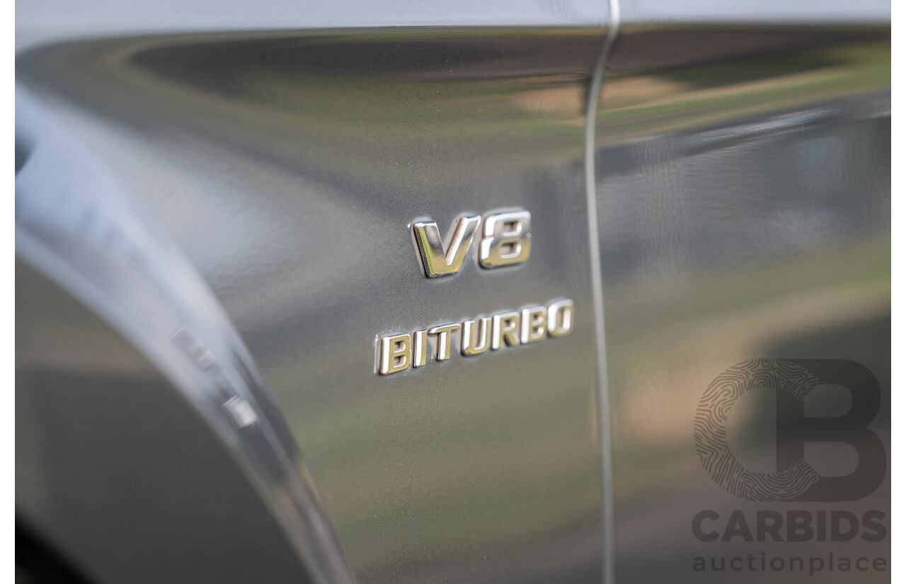 6/2018 Mercedes-Benz GLS 63 AMG 4Matic (AWD) X166 MY17 4d Wagon Selenite Grey Metallic Twin Turbo V8 5.5L - 7 Seater