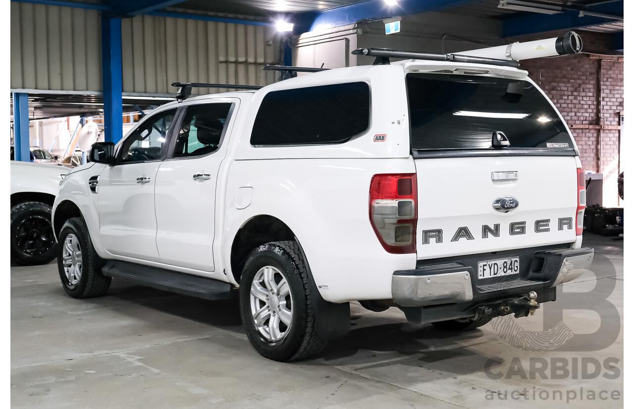 12/2021 Ford Ranger XLT 2.0 Hi-Rider PX MKIII MY21.75 Double Cab P/Up Arctic White Twin Turbo Diesel 2.0L