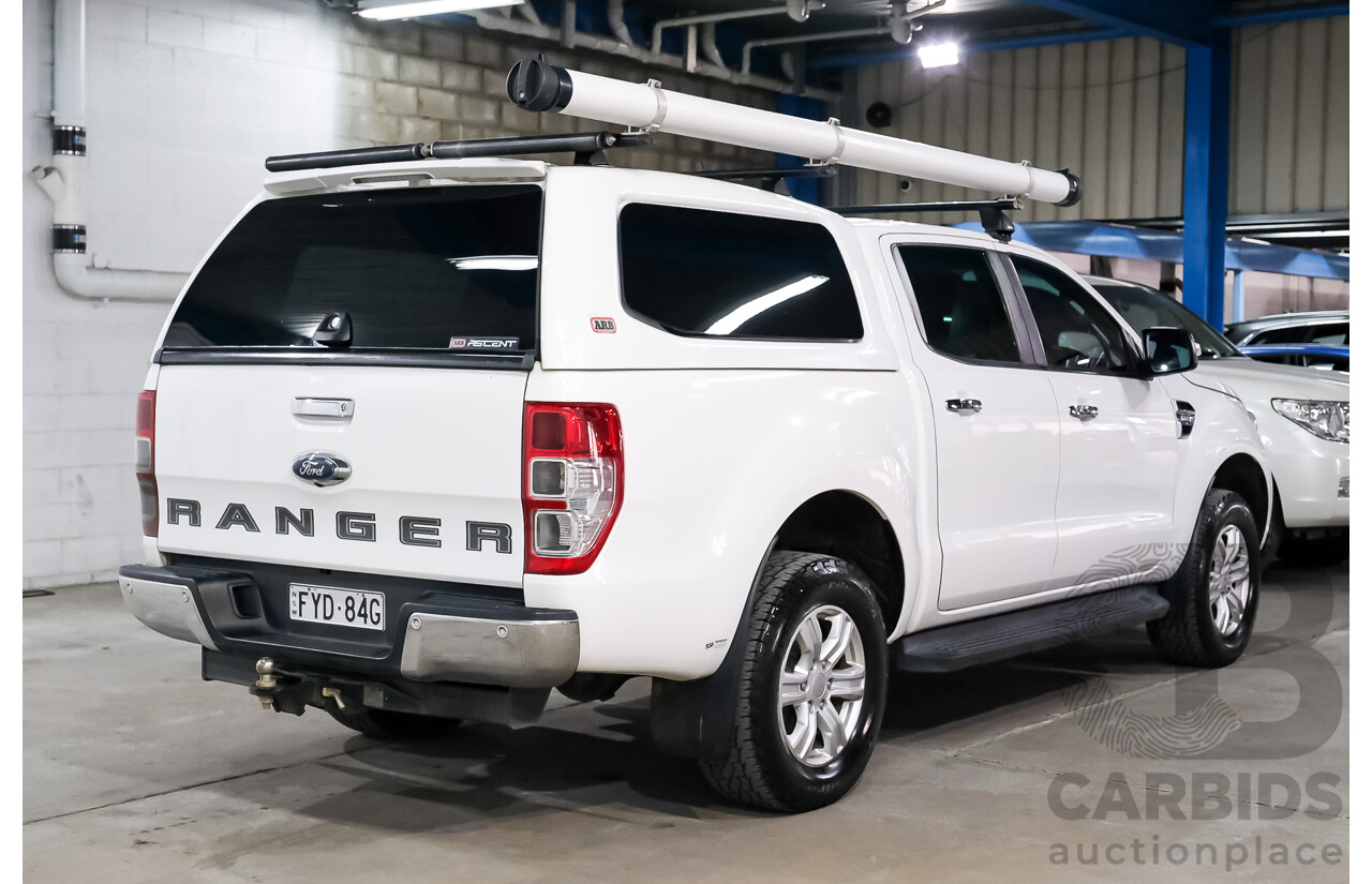 12/2021 Ford Ranger XLT 2.0 Hi-Rider PX MKIII MY21.75 Double Cab P/Up Arctic White Twin Turbo Diesel 2.0L