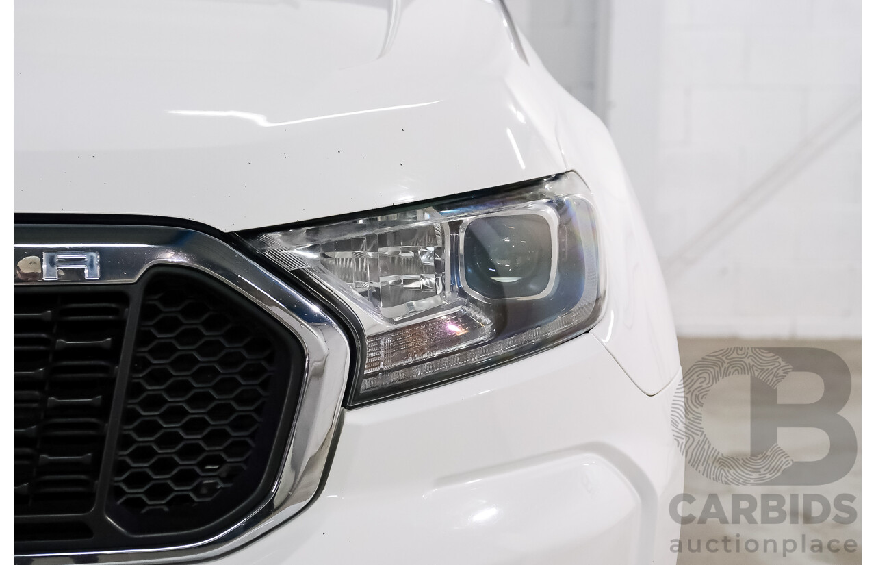 12/2021 Ford Ranger XLT 2.0 Hi-Rider PX MKIII MY21.75 Double Cab P/Up Arctic White Twin Turbo Diesel 2.0L