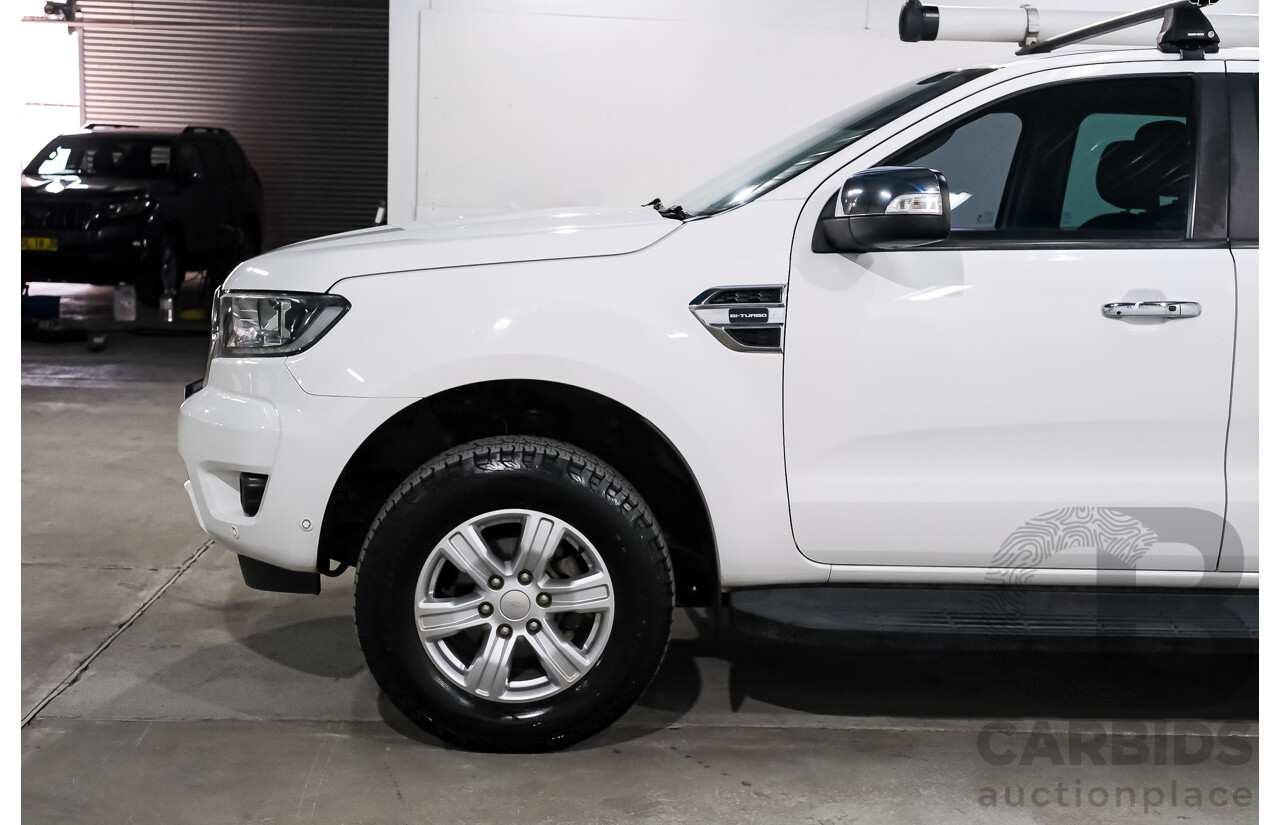 12/2021 Ford Ranger XLT 2.0 Hi-Rider PX MKIII MY21.75 Double Cab P/Up Arctic White Twin Turbo Diesel 2.0L