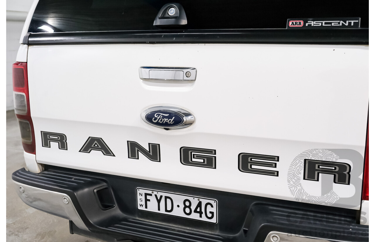 12/2021 Ford Ranger XLT 2.0 Hi-Rider PX MKIII MY21.75 Double Cab P/Up Arctic White Twin Turbo Diesel 2.0L