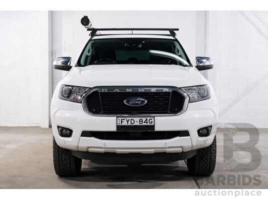 12/2021 Ford Ranger XLT 2.0 Hi-Rider PX MKIII MY21.75 Double Cab P/Up Arctic White Twin Turbo Diesel 2.0L