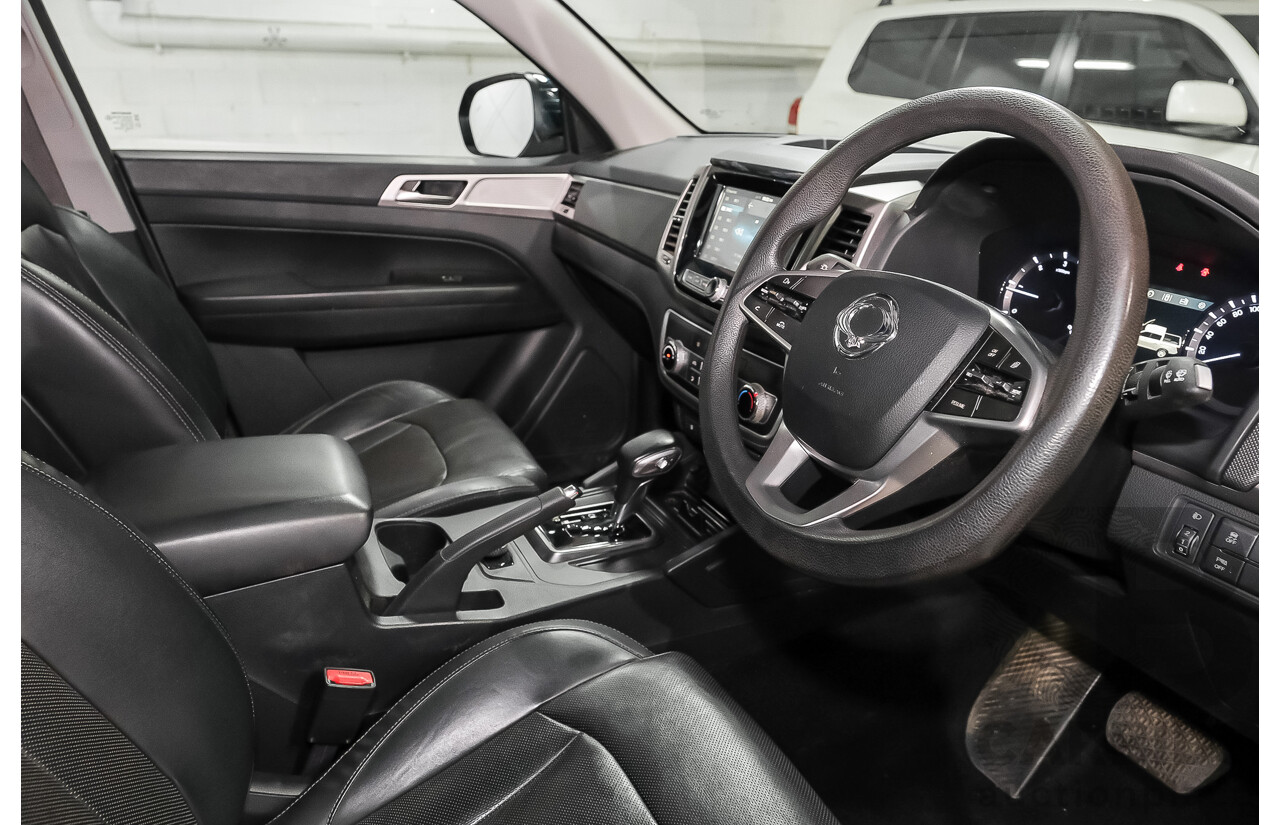 03/2019 Ssangyong Musso Ultimate 4x4 Q200 MY19 Dual Cab Utility Altantic Blue Metallic Turbo Diesel 2.2L