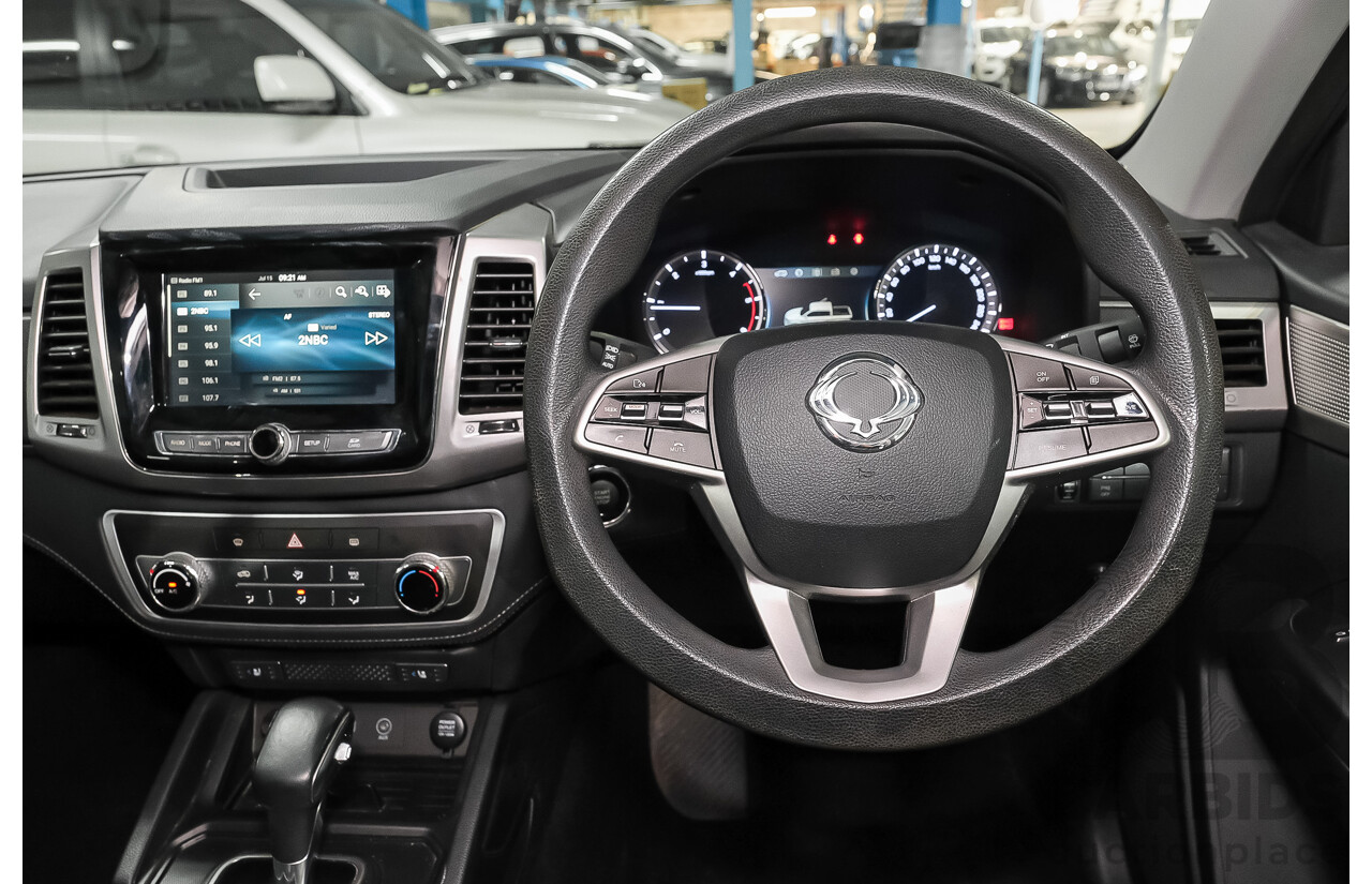 03/2019 Ssangyong Musso Ultimate 4x4 Q200 MY19 Dual Cab Utility Altantic Blue Metallic Turbo Diesel 2.2L