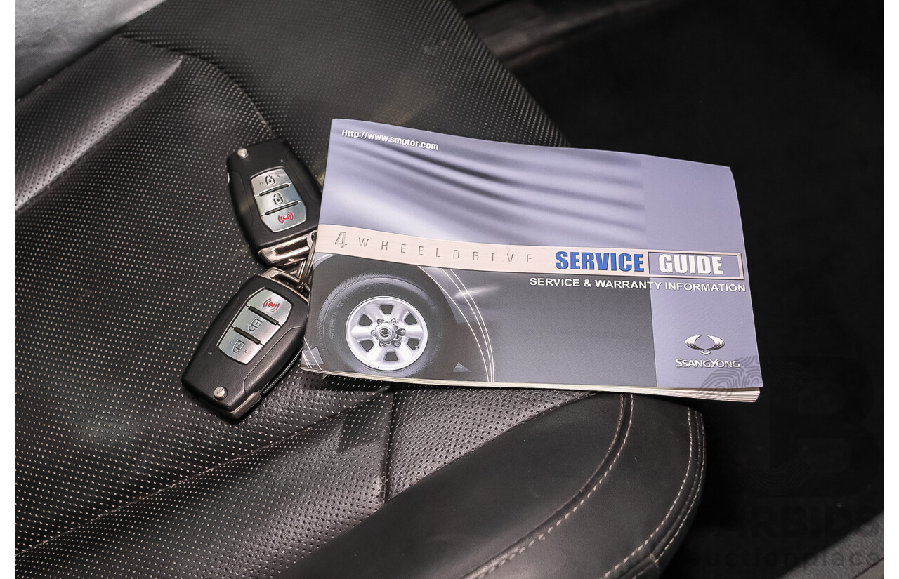 03/2019 Ssangyong Musso Ultimate 4x4 Q200 MY19 Dual Cab Utility Altantic Blue Metallic Turbo Diesel 2.2L