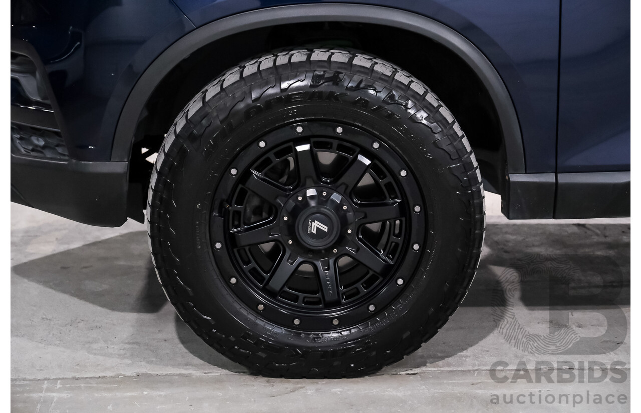 03/2019 Ssangyong Musso Ultimate 4x4 Q200 MY19 Dual Cab Utility Altantic Blue Metallic Turbo Diesel 2.2L