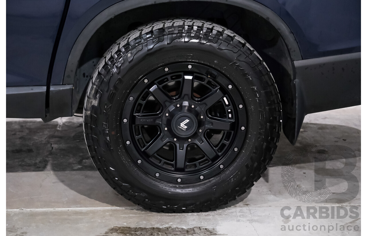 03/2019 Ssangyong Musso Ultimate 4x4 Q200 MY19 Dual Cab Utility Altantic Blue Metallic Turbo Diesel 2.2L