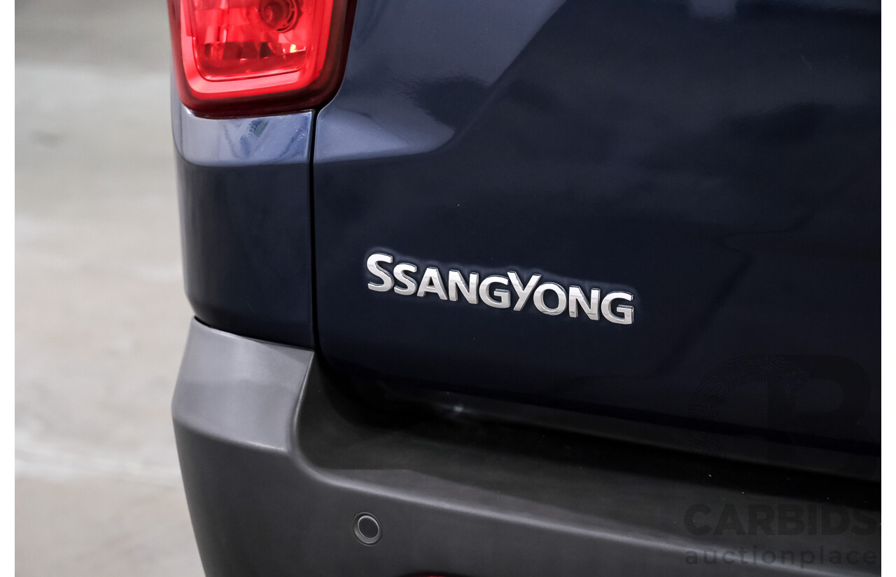 03/2019 Ssangyong Musso Ultimate 4x4 Q200 MY19 Dual Cab Utility Altantic Blue Metallic Turbo Diesel 2.2L