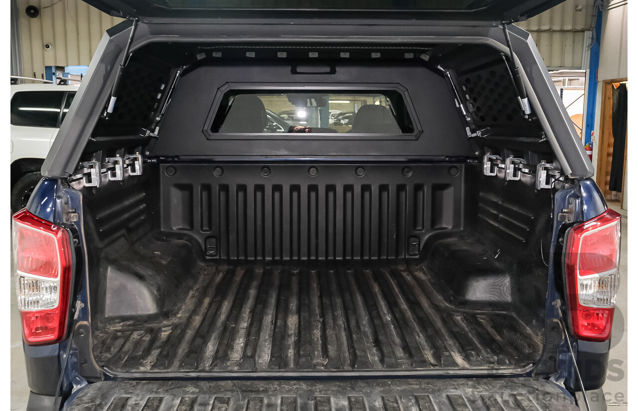 03/2019 Ssangyong Musso Ultimate 4x4 Q200 MY19 Dual Cab Utility Altantic Blue Metallic Turbo Diesel 2.2L