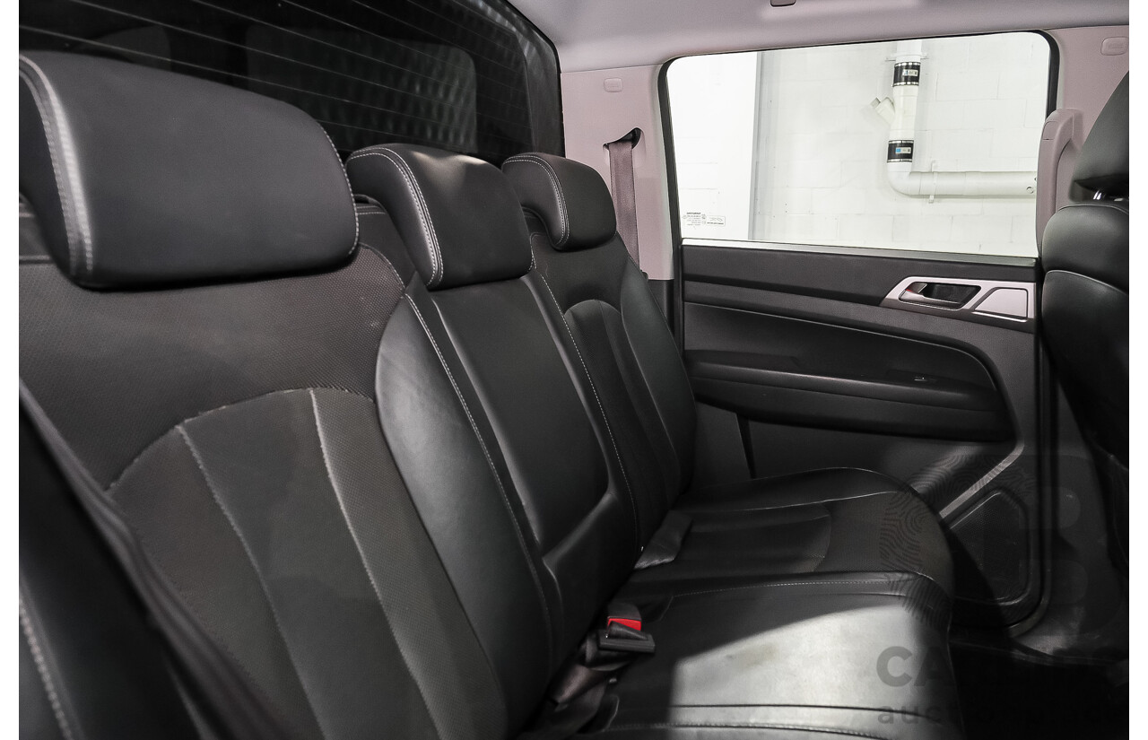 03/2019 Ssangyong Musso Ultimate 4x4 Q200 MY19 Dual Cab Utility Altantic Blue Metallic Turbo Diesel 2.2L