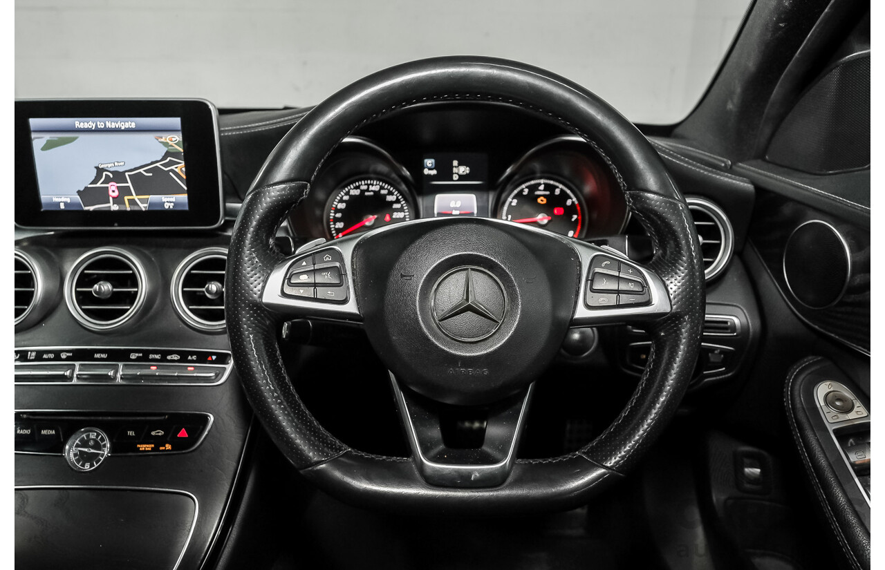 04/2015 Mercedes-Benz C200 (RWD) 205 4d Sedan White Turbo 2.0L