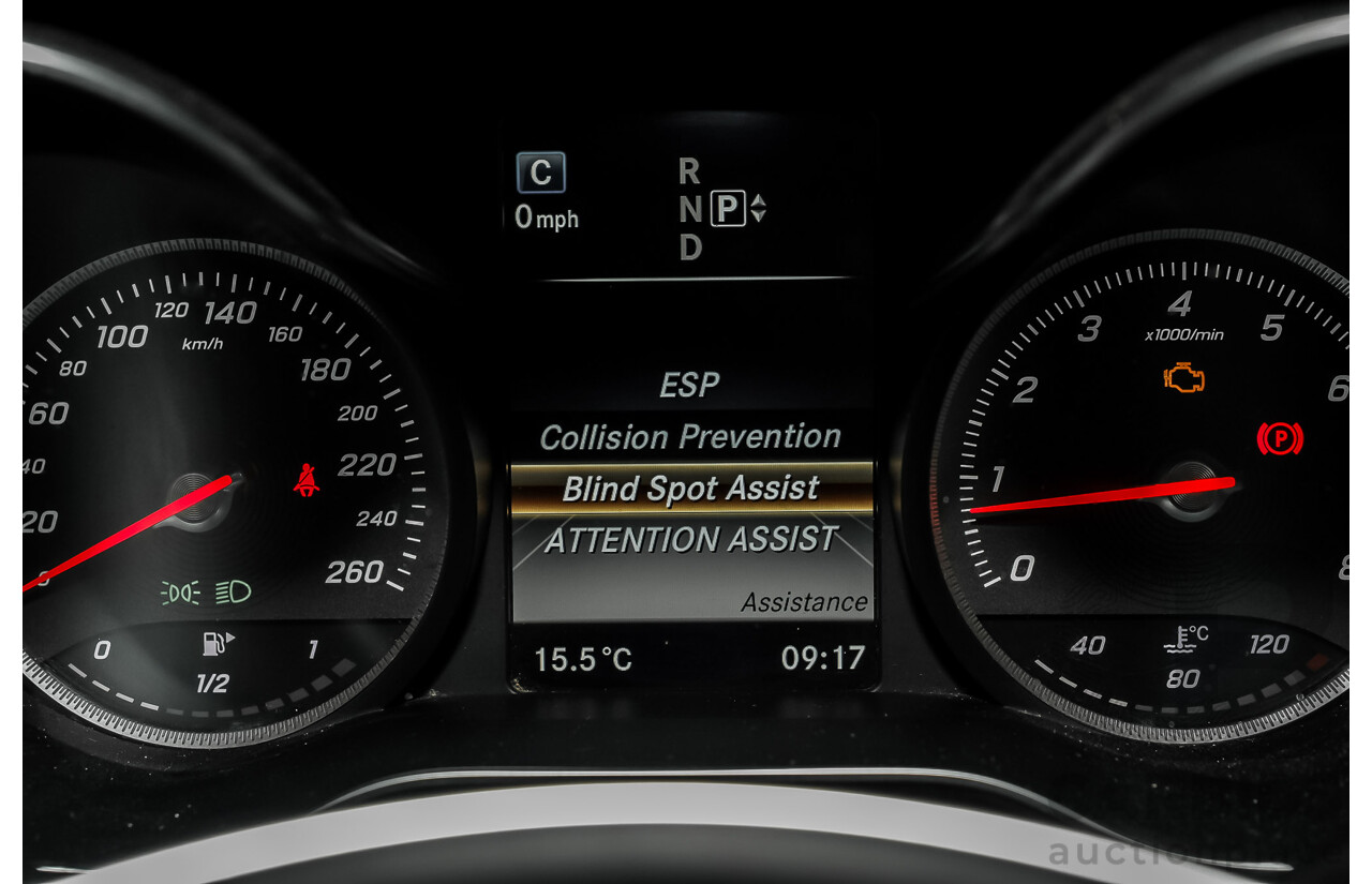 04/2015 Mercedes-Benz C200 (RWD) 205 4d Sedan White Turbo 2.0L