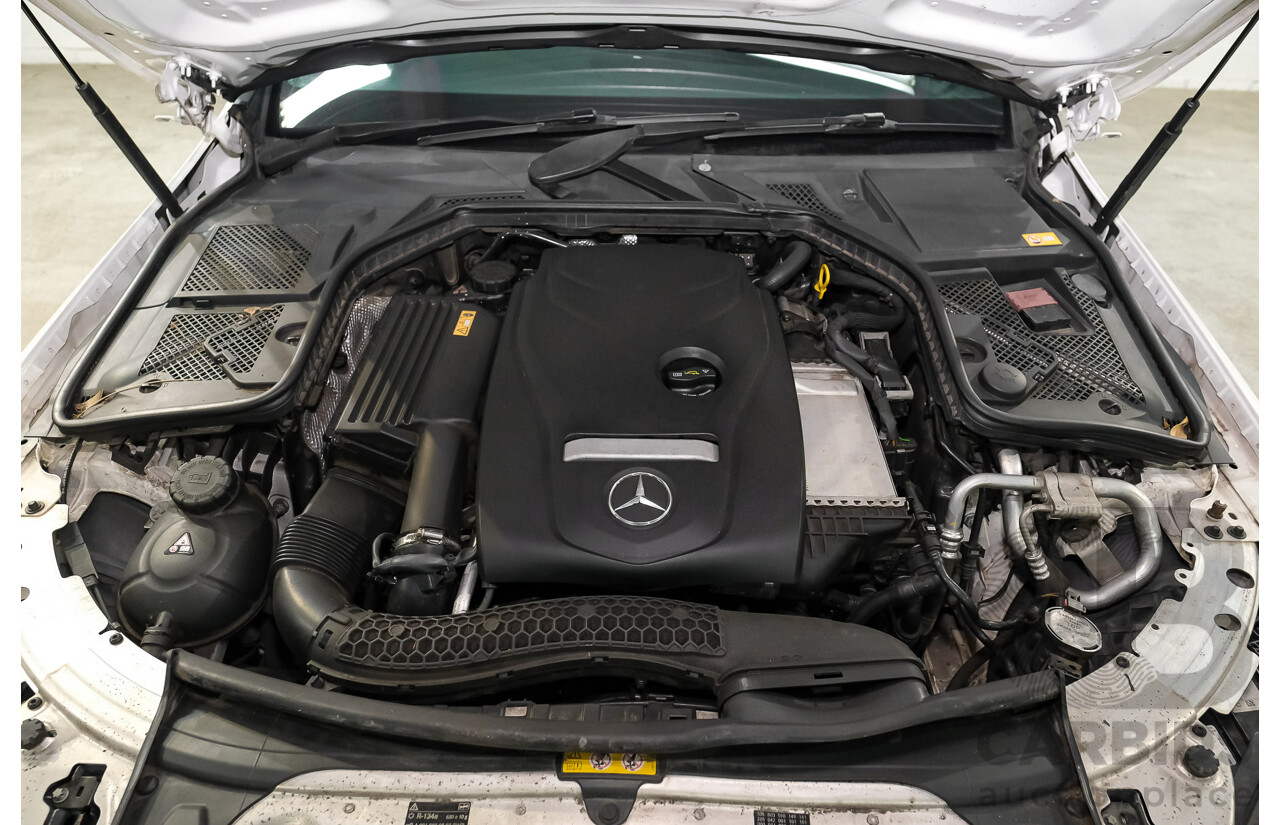 04/2015 Mercedes-Benz C200 (RWD) 205 4d Sedan White Turbo 2.0L