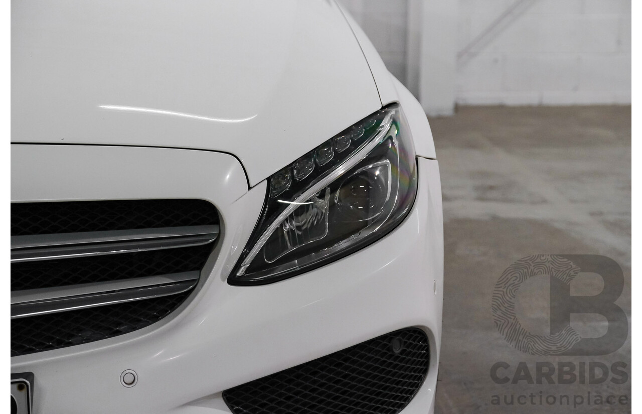 04/2015 Mercedes-Benz C200 (RWD) 205 4d Sedan White Turbo 2.0L