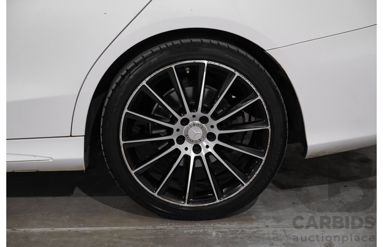 04/2015 Mercedes-Benz C200 (RWD) 205 4d Sedan White Turbo 2.0L
