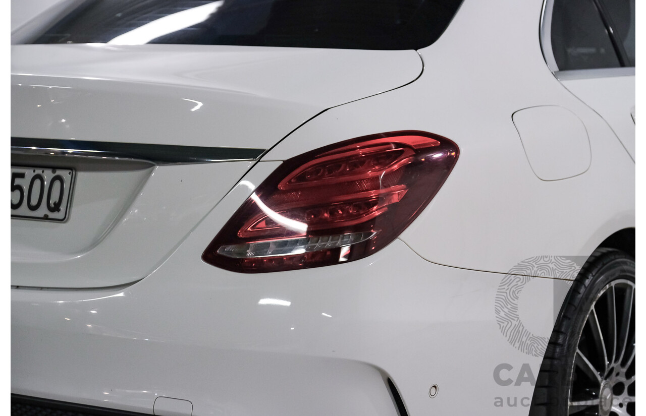 04/2015 Mercedes-Benz C200 (RWD) 205 4d Sedan White Turbo 2.0L