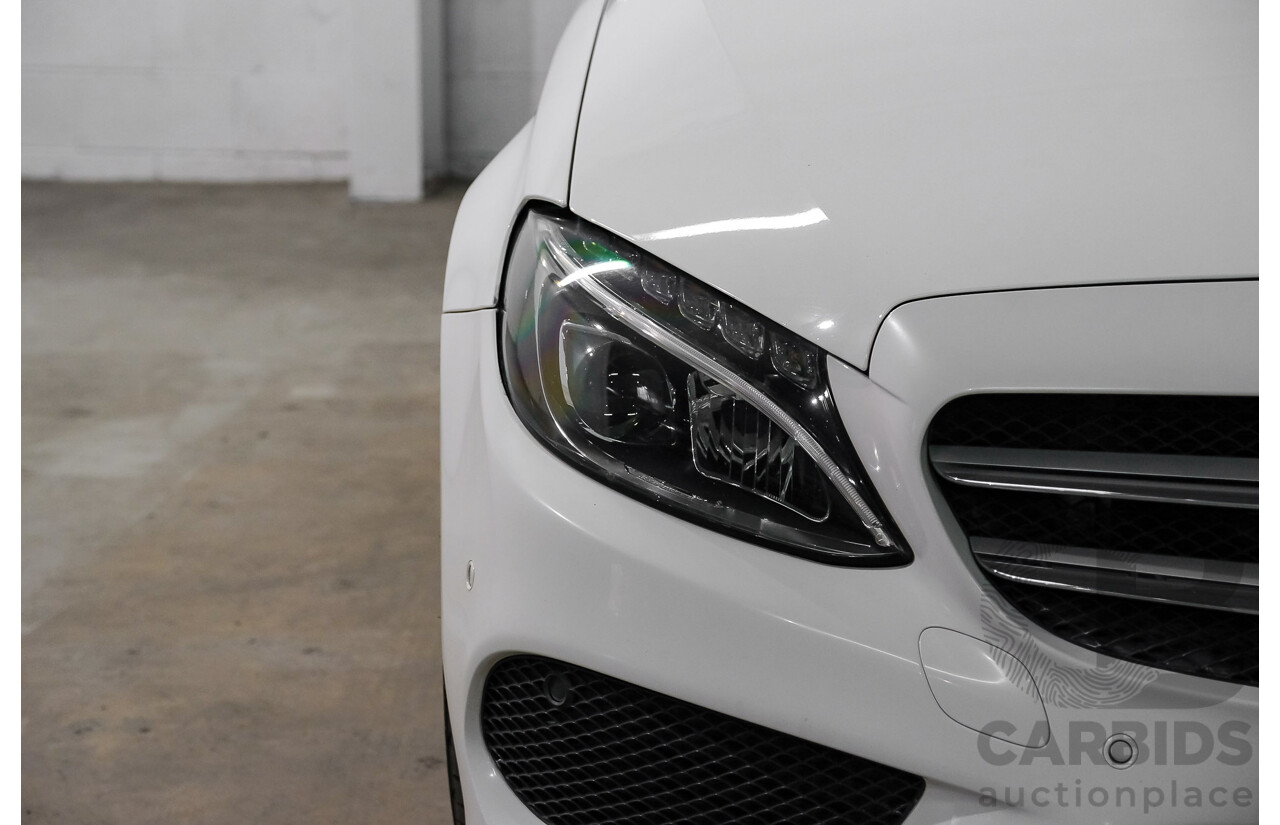 04/2015 Mercedes-Benz C200 (RWD) 205 4d Sedan White Turbo 2.0L