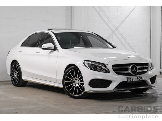04/2015 Mercedes-Benz C200 (RWD) 205 4d Sedan White Turbo 2.0L