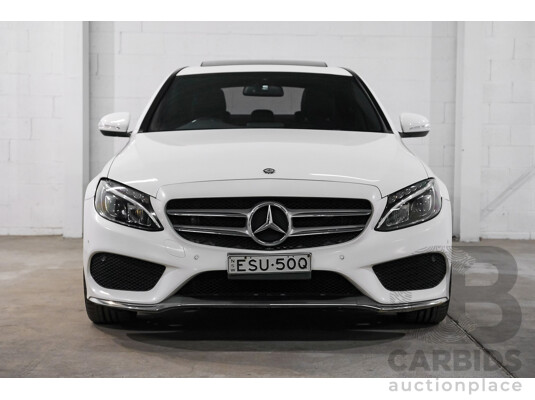 04/2015 Mercedes-Benz C200 (RWD) 205 4d Sedan White Turbo 2.0L