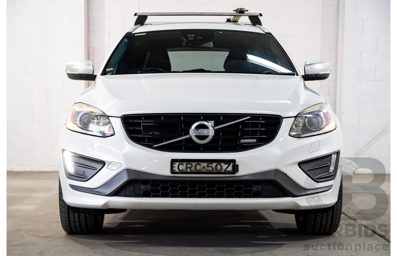 3/2014 Volvo XC60 D5 R-Design (AWD) DZ MY14 4d Wagon Crystal White Pearl Twin Turbo Diesel 2.4L