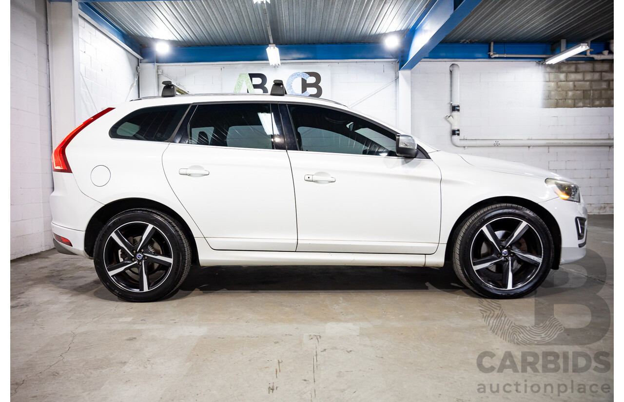3/2014 Volvo XC60 D5 R-Design (AWD) DZ MY14 4d Wagon Crystal White Pearl Twin Turbo Diesel 2.4L