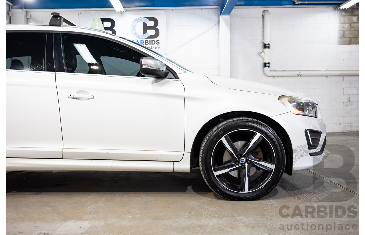 3/2014 Volvo XC60 D5 R-Design (AWD) DZ MY14 4d Wagon Crystal White Pearl Twin Turbo Diesel 2.4L