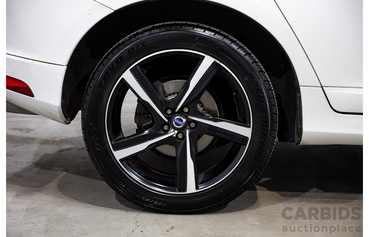 3/2014 Volvo XC60 D5 R-Design (AWD) DZ MY14 4d Wagon Crystal White Pearl Twin Turbo Diesel 2.4L
