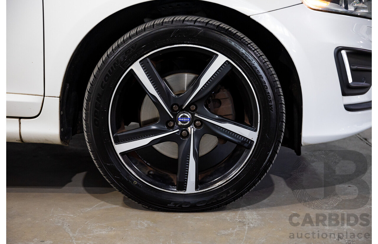 3/2014 Volvo XC60 D5 R-Design (AWD) DZ MY14 4d Wagon Crystal White Pearl Twin Turbo Diesel 2.4L
