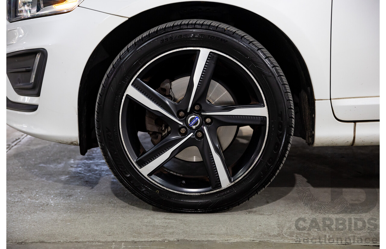3/2014 Volvo XC60 D5 R-Design (AWD) DZ MY14 4d Wagon Crystal White Pearl Twin Turbo Diesel 2.4L