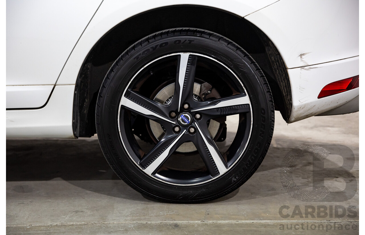 3/2014 Volvo XC60 D5 R-Design (AWD) DZ MY14 4d Wagon Crystal White Pearl Twin Turbo Diesel 2.4L