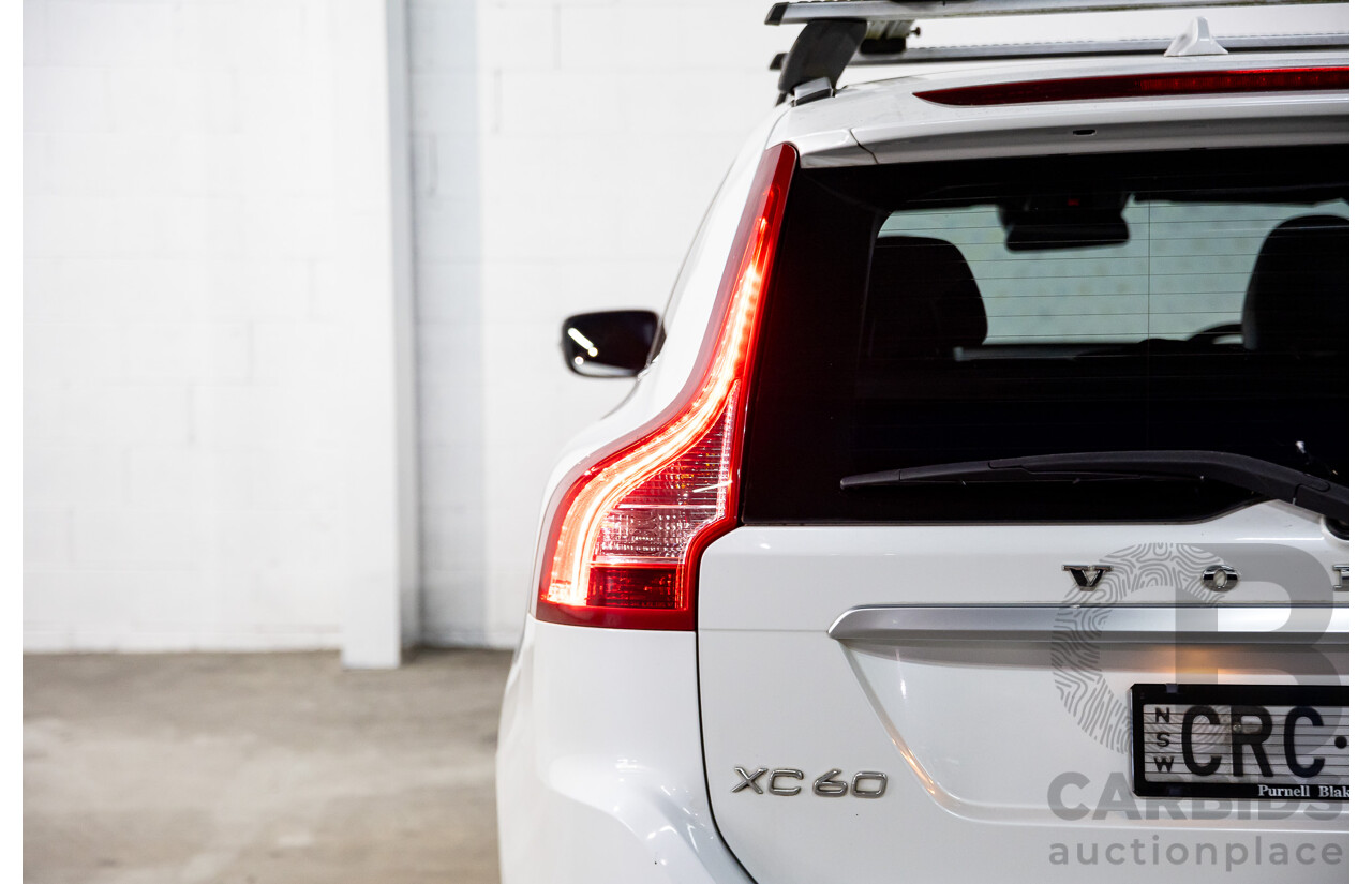 3/2014 Volvo XC60 D5 R-Design (AWD) DZ MY14 4d Wagon Crystal White Pearl Twin Turbo Diesel 2.4L