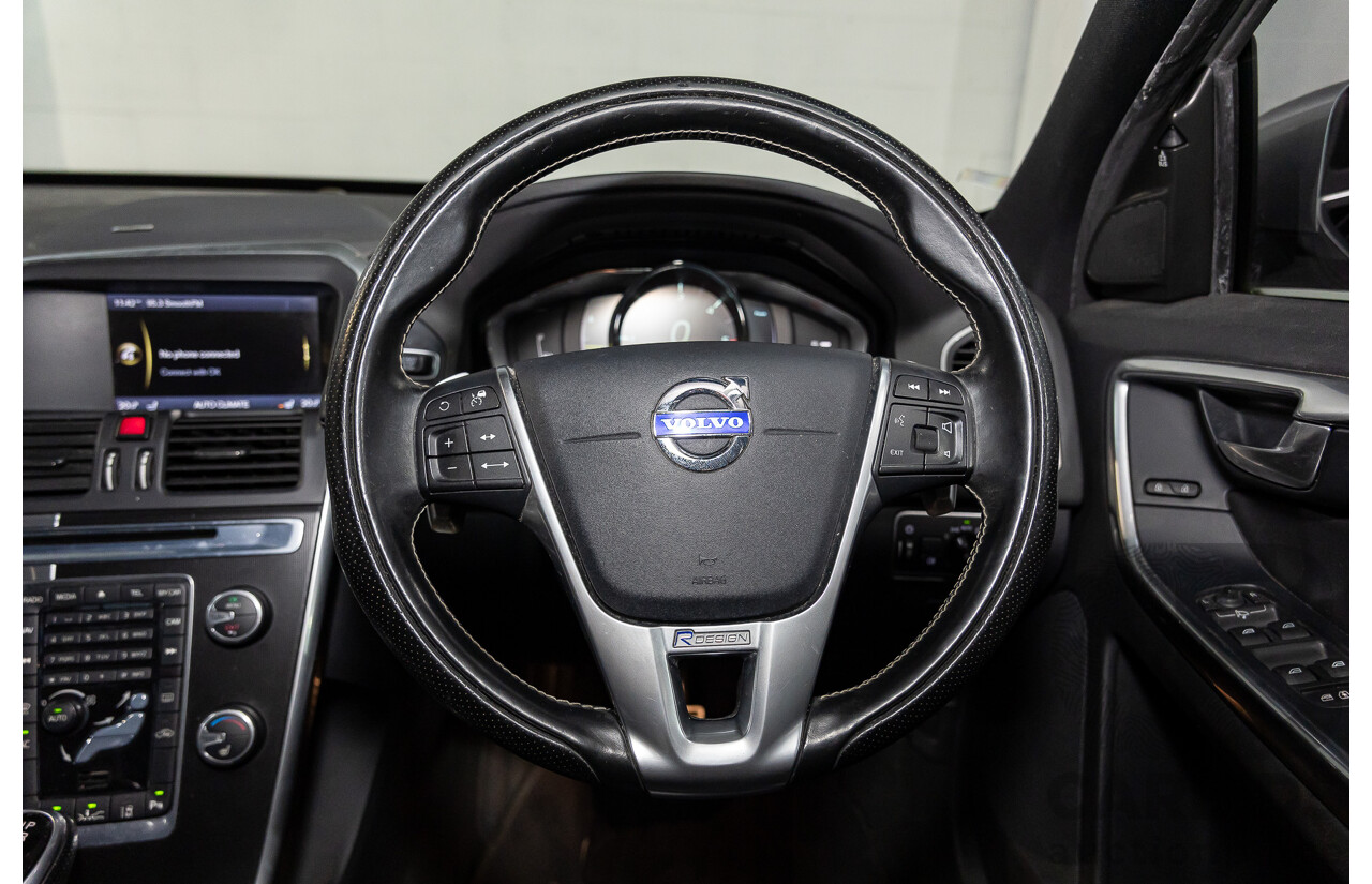 3/2014 Volvo XC60 D5 R-Design (AWD) DZ MY14 4d Wagon Crystal White Pearl Twin Turbo Diesel 2.4L