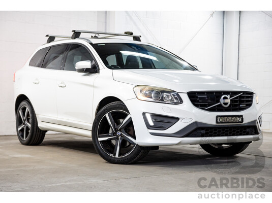 3/2014 Volvo XC60 D5 R-Design (AWD) DZ MY14 4d Wagon Crystal White Pearl Twin Turbo Diesel 2.4L