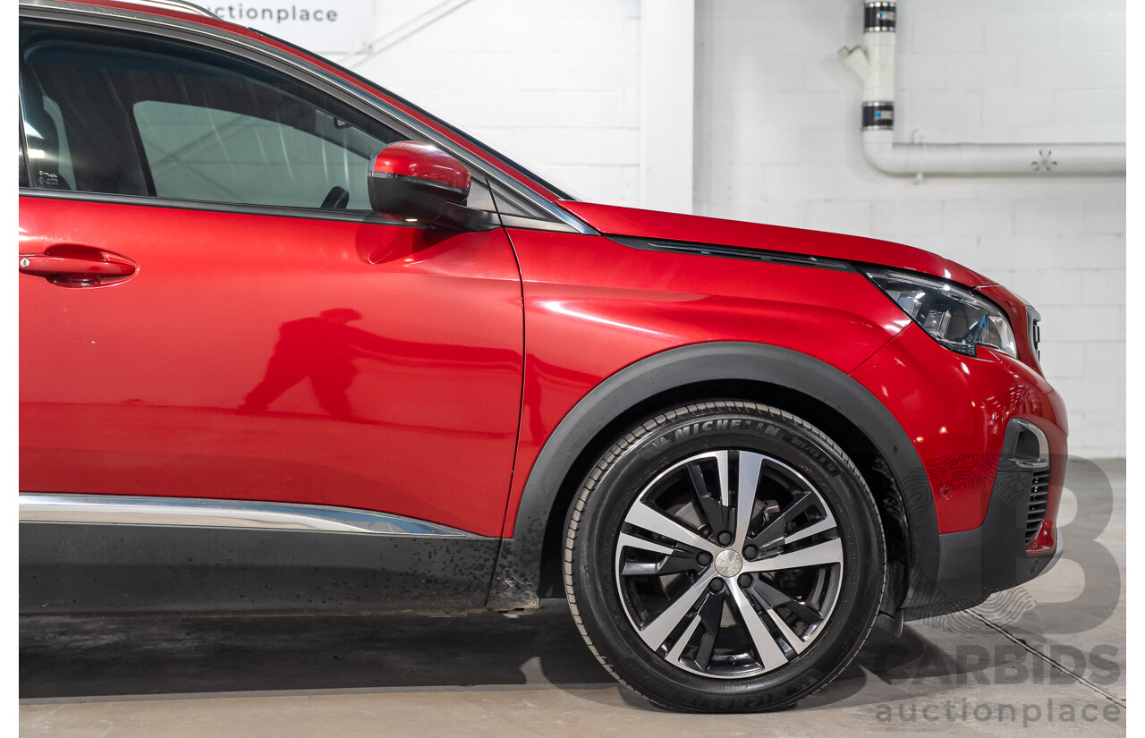 02/2018 Peugeot 3008 Allure P84 MY18 4d Wagon Red Turbo 1.6L