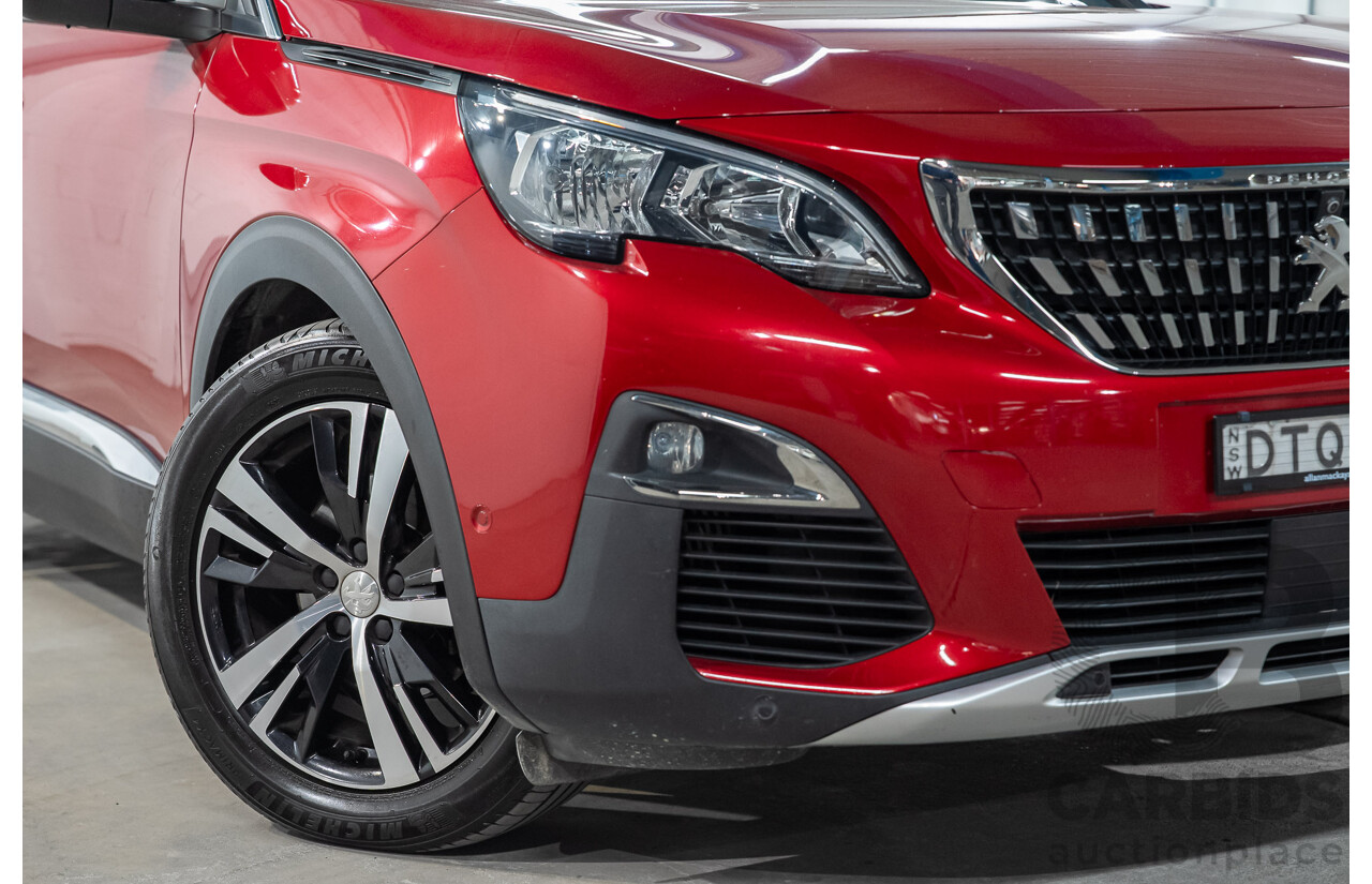 02/2018 Peugeot 3008 Allure P84 MY18 4d Wagon Red Turbo 1.6L