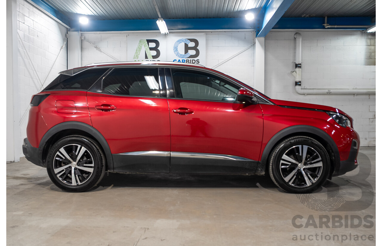 02/2018 Peugeot 3008 Allure P84 MY18 4d Wagon Red Turbo 1.6L