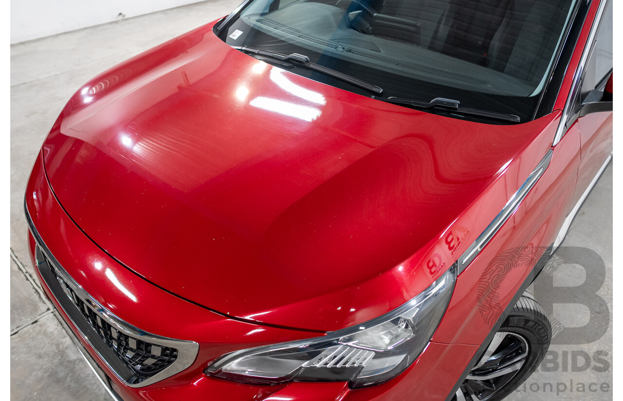 02/2018 Peugeot 3008 Allure P84 MY18 4d Wagon Red Turbo 1.6L